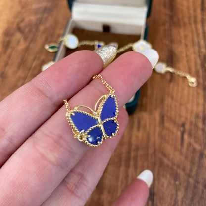 [Amore] 2026 NEW LUCKY BUTTERFLY 1 MOTIFS NECKLACE