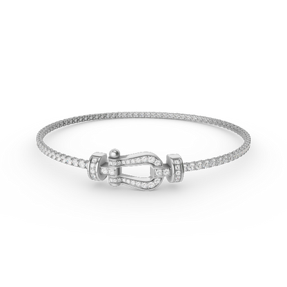 [Amore]FORCE  HORSESHOE  DIAMOND TENNIS BRACELET