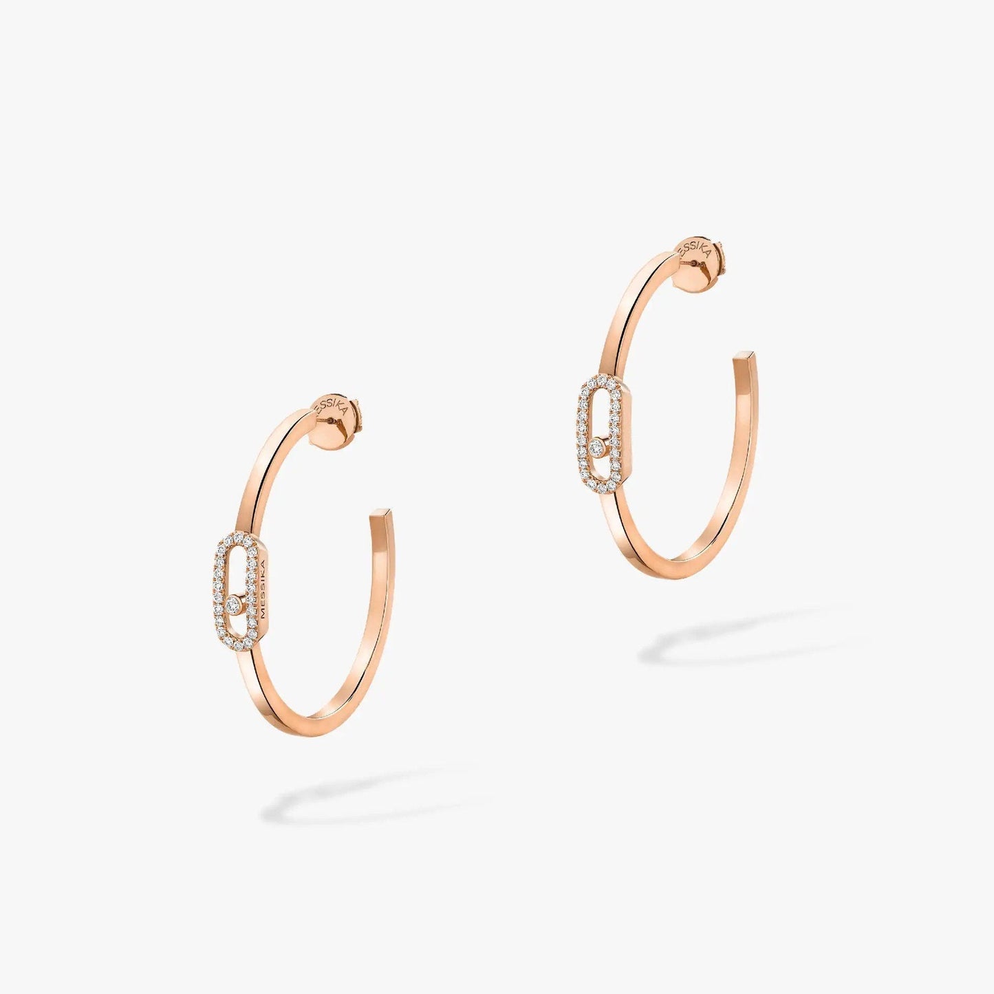 [Amore]CREOLES MOVE UNO PM DIAMOND EARRINGS