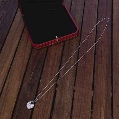[Amore]AMULETTE SILVER FULL DIAMOND NECKLACE
