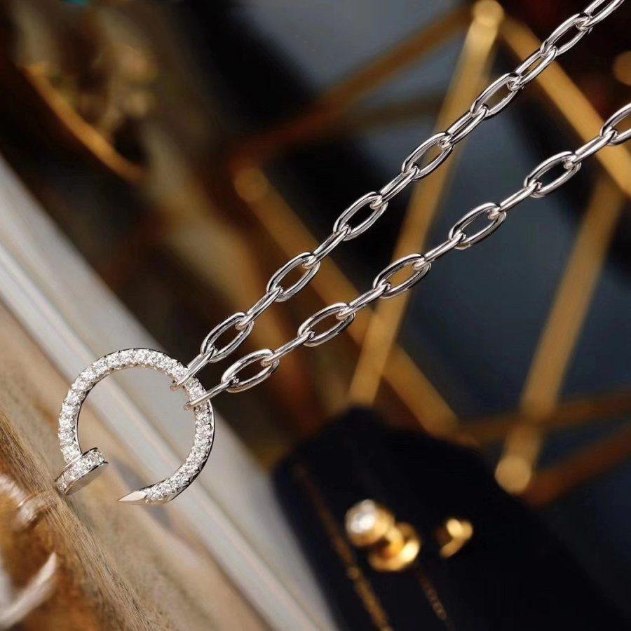 [Amore]JUSTE NECKLACE FULL DIAMONDS