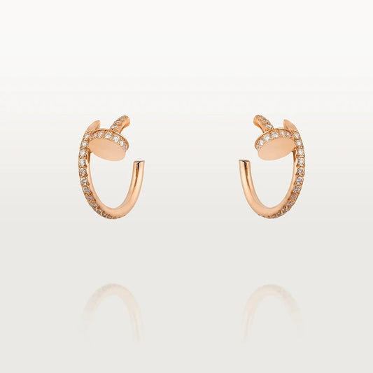 [Amore]JUSTE EARRINGS 12.75MM PINK GOLD DIAMOND