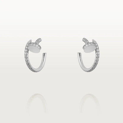 [Amore]JUSTE EARRINGS 12.75MM SILVER DIAMOND