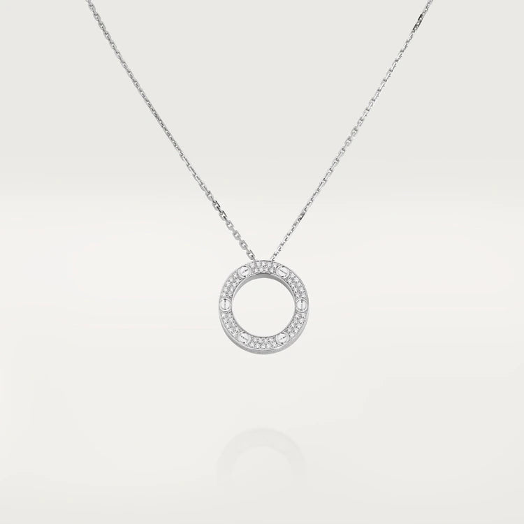 [Amore]LOVE NECKLACE ADJUSTABLE SILVER