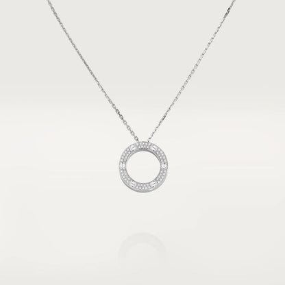 [Amore]LOVE NECKLACE ADJUSTABLE SILVER