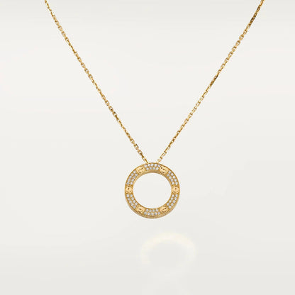 [Amore]LOVE NECKLACE ADJUSTABLE ROSE GOLD