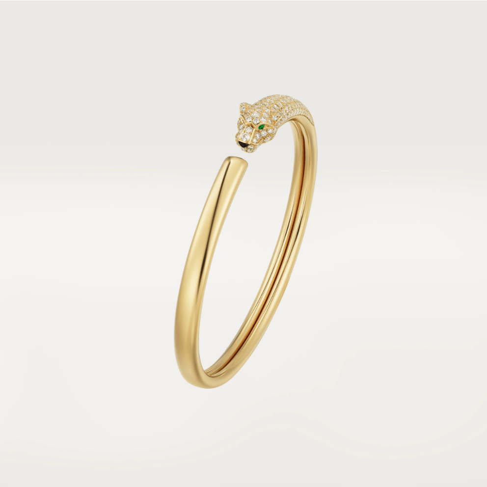 [Amore]PANTHERE GOLD DIAMOND OPEN BRACELET