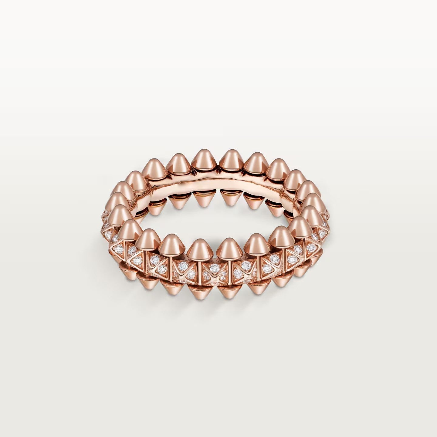 [Amore]CLASH 6.4MM SMALL FULL DIAMOND RING