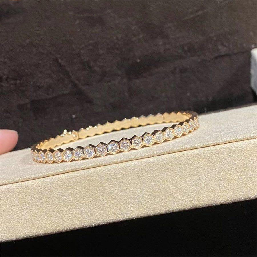 [Amore]BEE LOVE GOLD BRACELET FULL DIAMOND