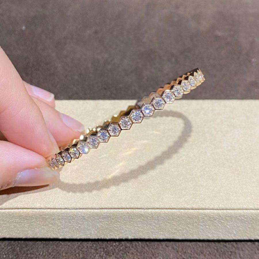 [Amore]BEE LOVE GOLD BRACELET FULL DIAMOND