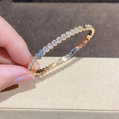 [Amore]BEE LOVE GOLD BRACELET FULL DIAMOND