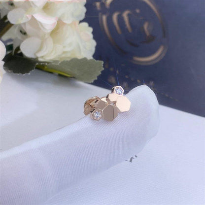[Amore]BEE LOVE PINK GOLD DIAMOND EARRINGS