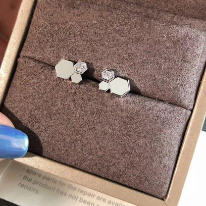 [Amore]BEE LOVE SILVER DIAMOND EARRINGS