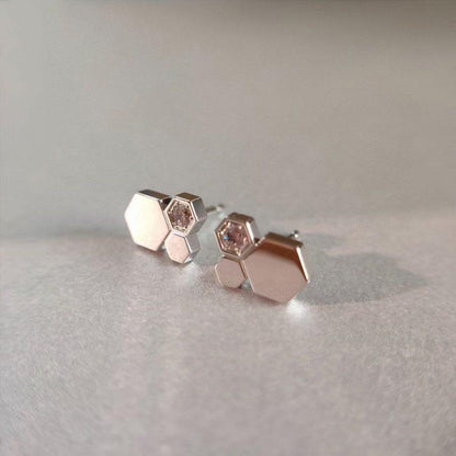 [Amore]BEE LOVE SILVER DIAMOND EARRINGS