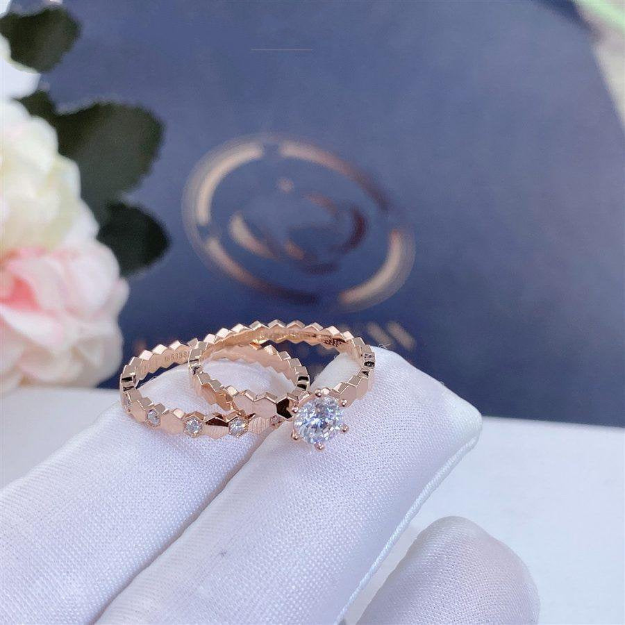 [Amore]BEE LOVE RING PINK GOLD 1 DIAMOND