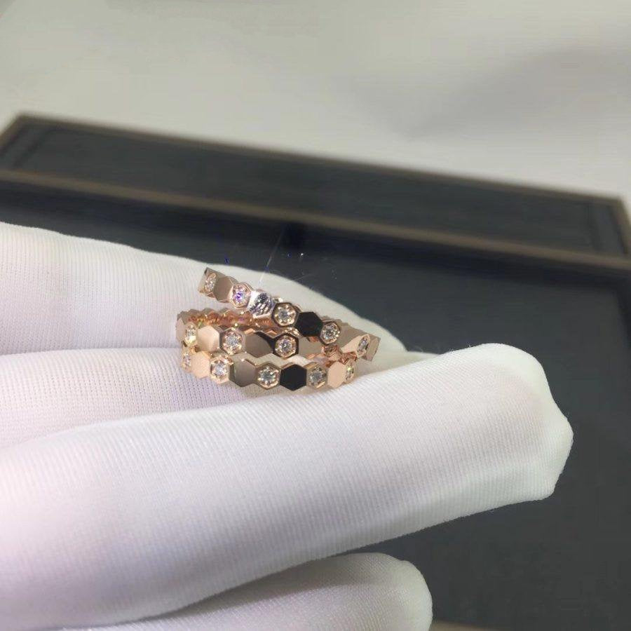 [Amore]BEE LOVE RING PINK GOLD DIAMOND