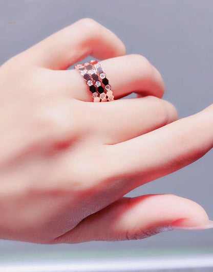 [Amore]BEE LOVE RING PINK GOLD DIAMOND