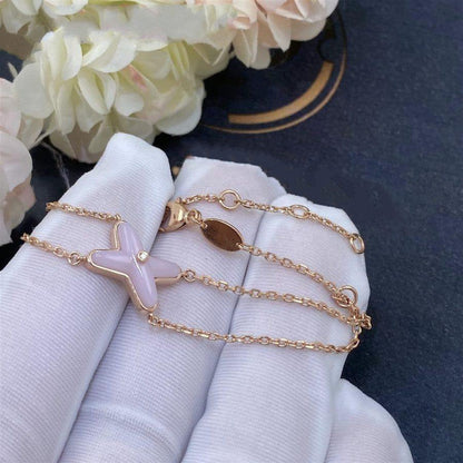 [Amore]JEUX BRACELET PINK MOP PINK GOLD 1 DIAMOND