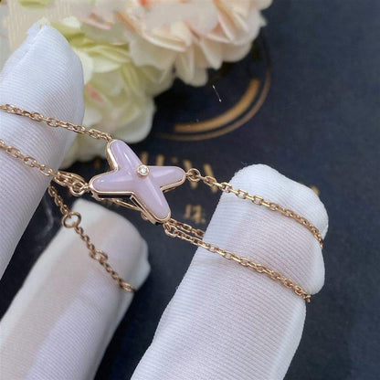 [Amore]JEUX BRACELET PINK MOP PINK GOLD 1 DIAMOND