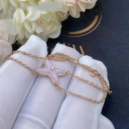 [Amore]JEUX BRACELET PINK MOP PINK GOLD 1 DIAMOND
