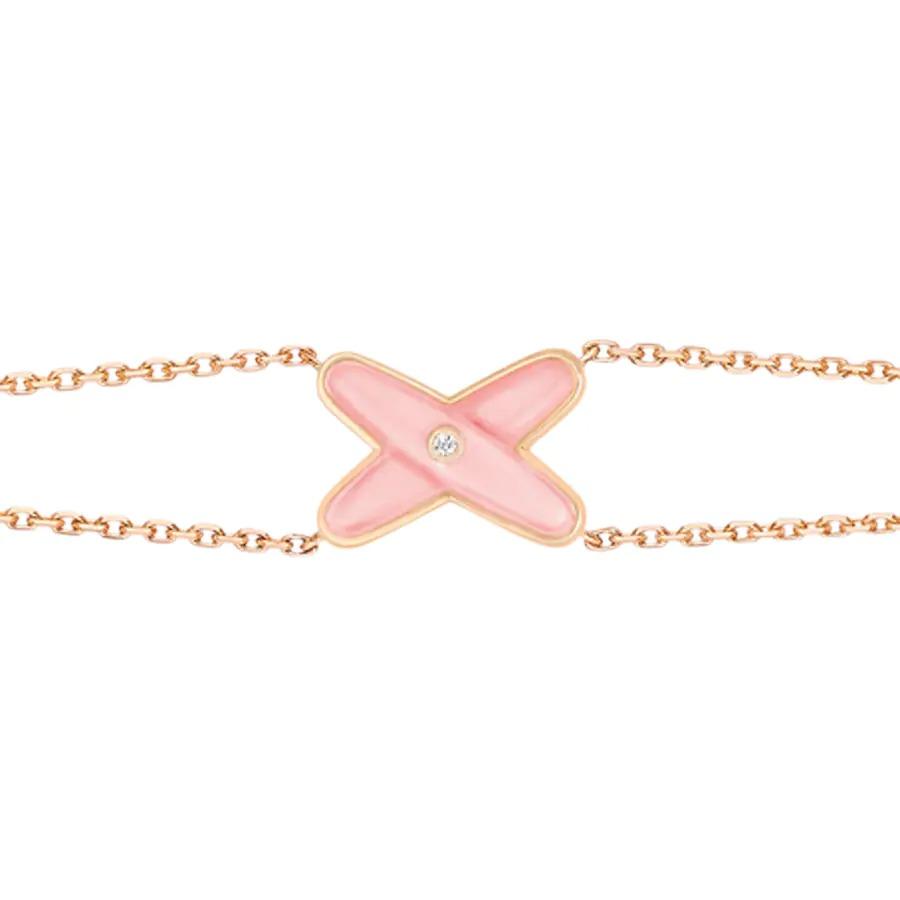 [Amore]JEUX BRACELET PINK MOP PINK GOLD 1 DIAMOND