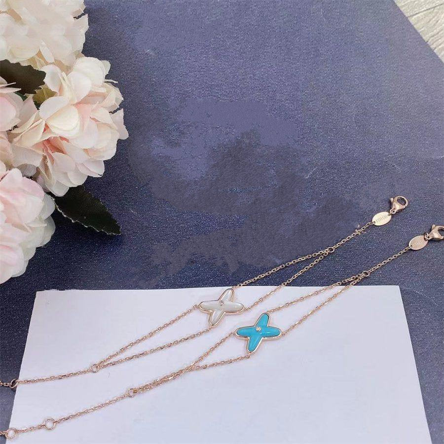 [Amore]JEUX BRACELET TURQUOISE PINK GOLD 1 DIAMOND