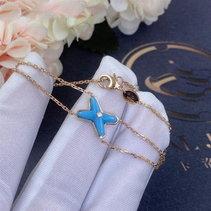 [Amore]JEUX BRACELET TURQUOISE PINK GOLD 1 DIAMOND