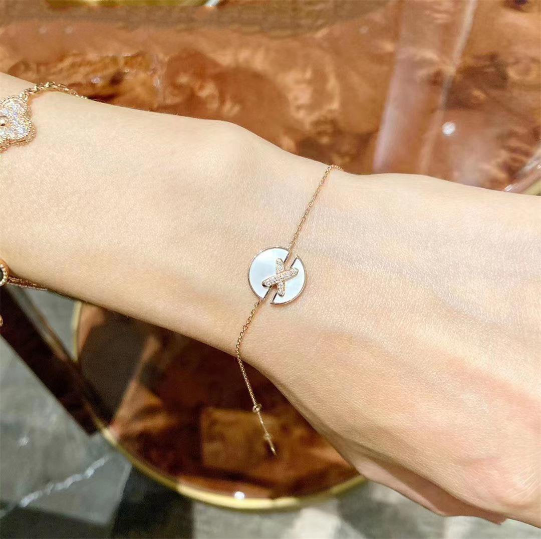 [Amore]JEUX DE BRACELET MOP PINK GOLD DIAMONDS