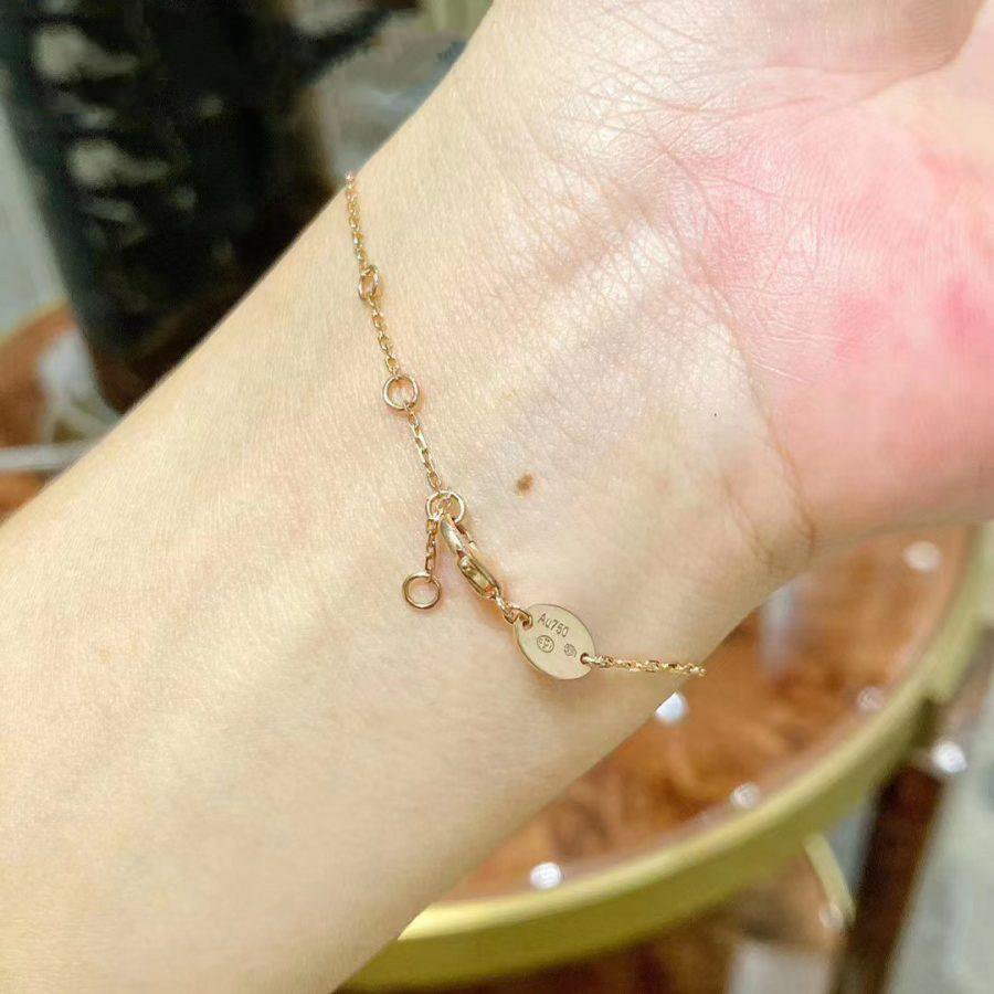 [Amore]JEUX DE BRACELET MOP PINK GOLD DIAMONDS