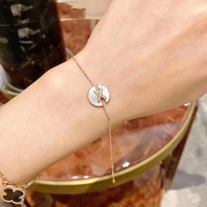 [Amore]JEUX DE BRACELET MOP PINK GOLD DIAMONDS