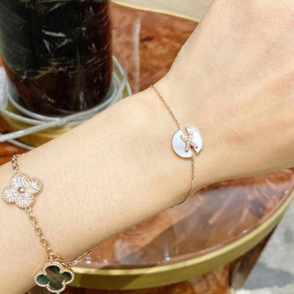 [Amore]JEUX DE BRACELET MOP PINK GOLD DIAMONDS