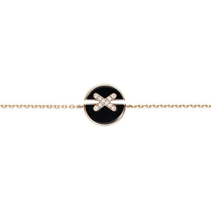 [Amore]JEUX DE BRACELET ONYX PINK GOLD DIAMOND