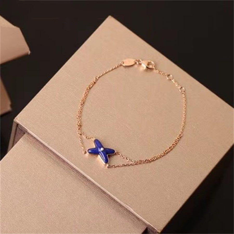[Amore]Hollow Design Four-Leaf Clover Flower Shape Ring