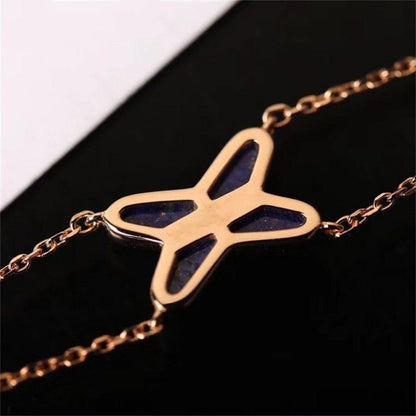 [Amore]Hollow Design Four-Leaf Clover Flower Shape Ring