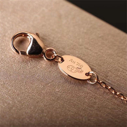 [Amore]Hollow Design Four-Leaf Clover Flower Shape Ring
