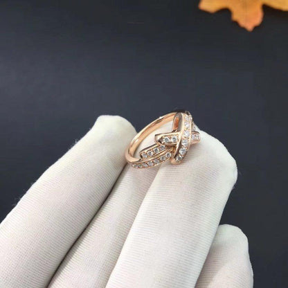 [Amore]JEUX DE RING PINK GOLD DIAMOND