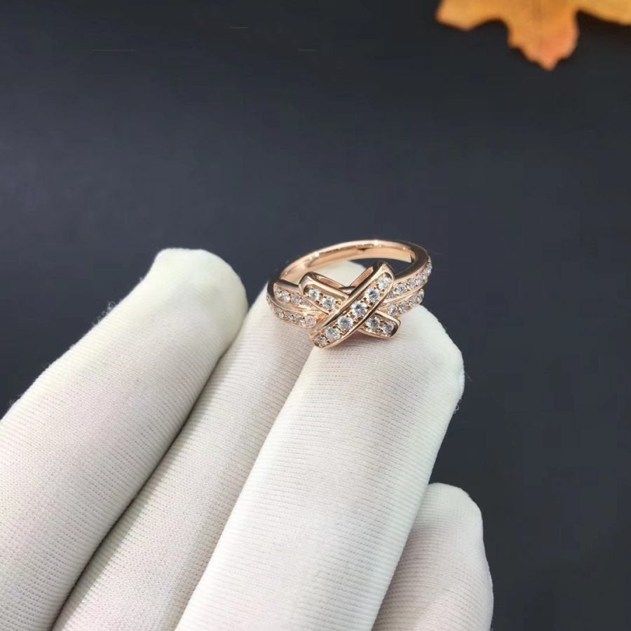 [Amore]JEUX DE RING PINK GOLD DIAMOND
