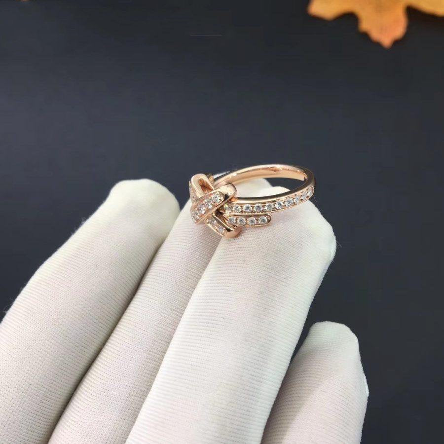[Amore]JEUX DE RING PINK GOLD DIAMOND
