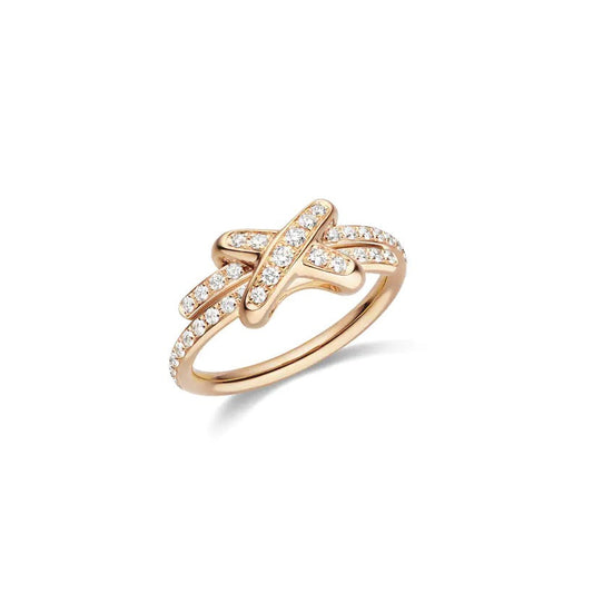 [Amore]JEUX DE RING PINK GOLD DIAMOND