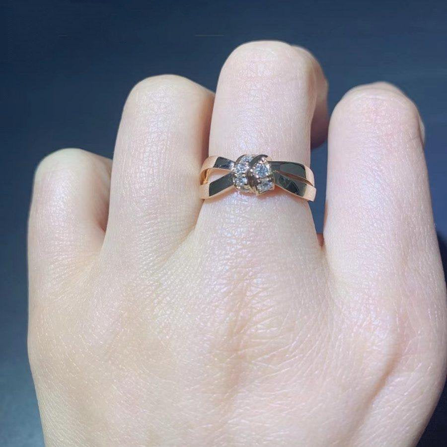 [Amore]LIENS RING PINK GOLD DIAMOND