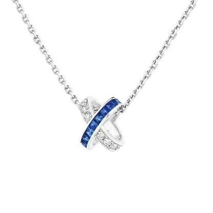 [Amore]LIENS DIAMOND SILVER NECKLACE