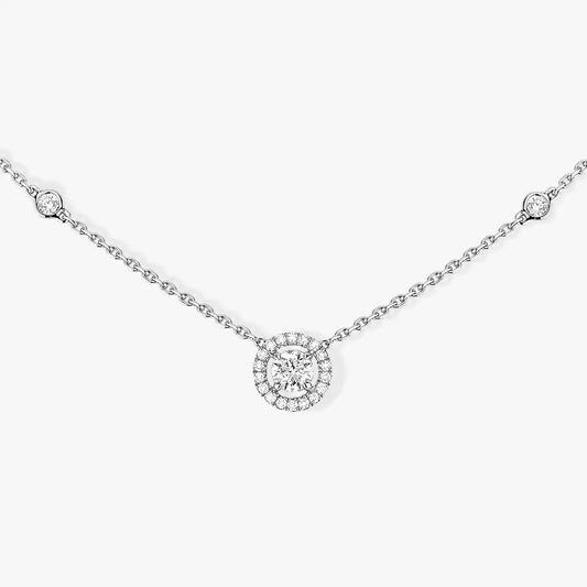 [Amore]Diamond Necklace 0,20ct Brilliant Shape Joy