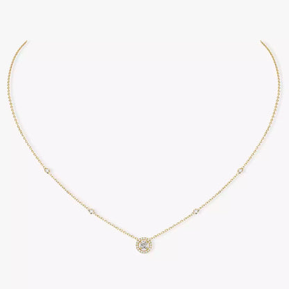 [Amore]Diamond Necklace 0,20ct Brilliant Shape Joy