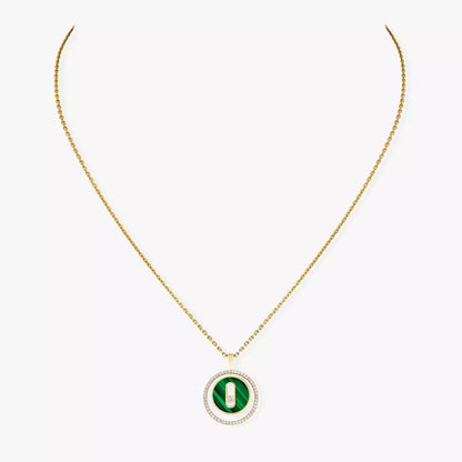 [Amore]Lucky Move Diamond Necklace in Rose Gold and White Mother-of-Pearl