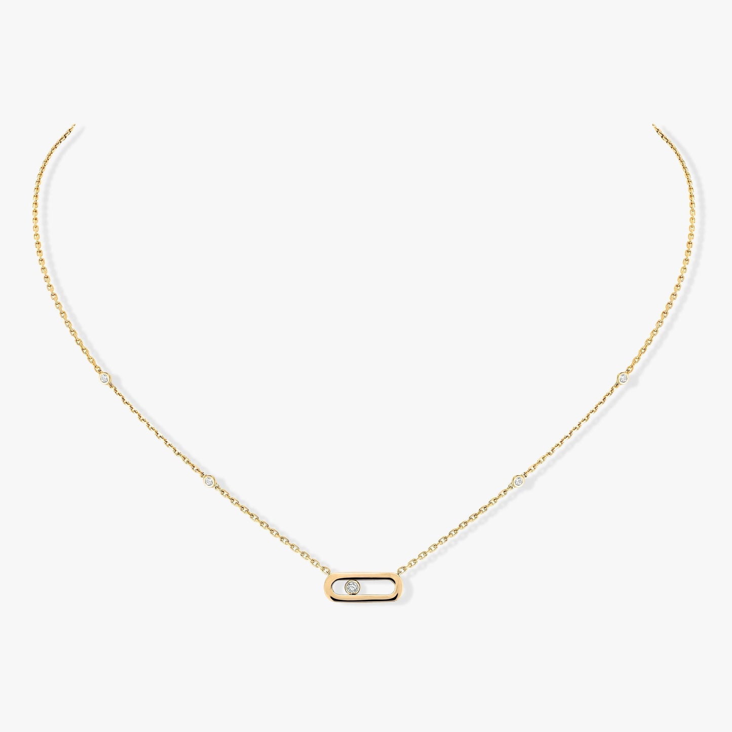 [Amore]MOVE UNO DIAMOND NECKLACE