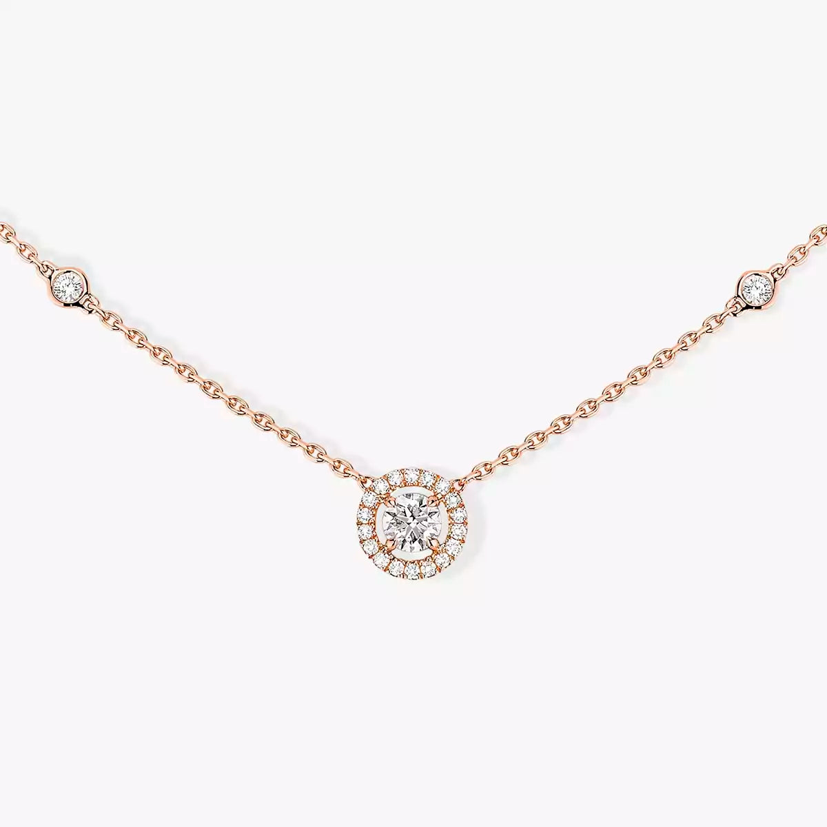[Amore]Diamond Necklace 0,20ct Brilliant Shape Joy
