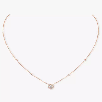 [Amore]Diamond Necklace 0,20ct Brilliant Shape Joy