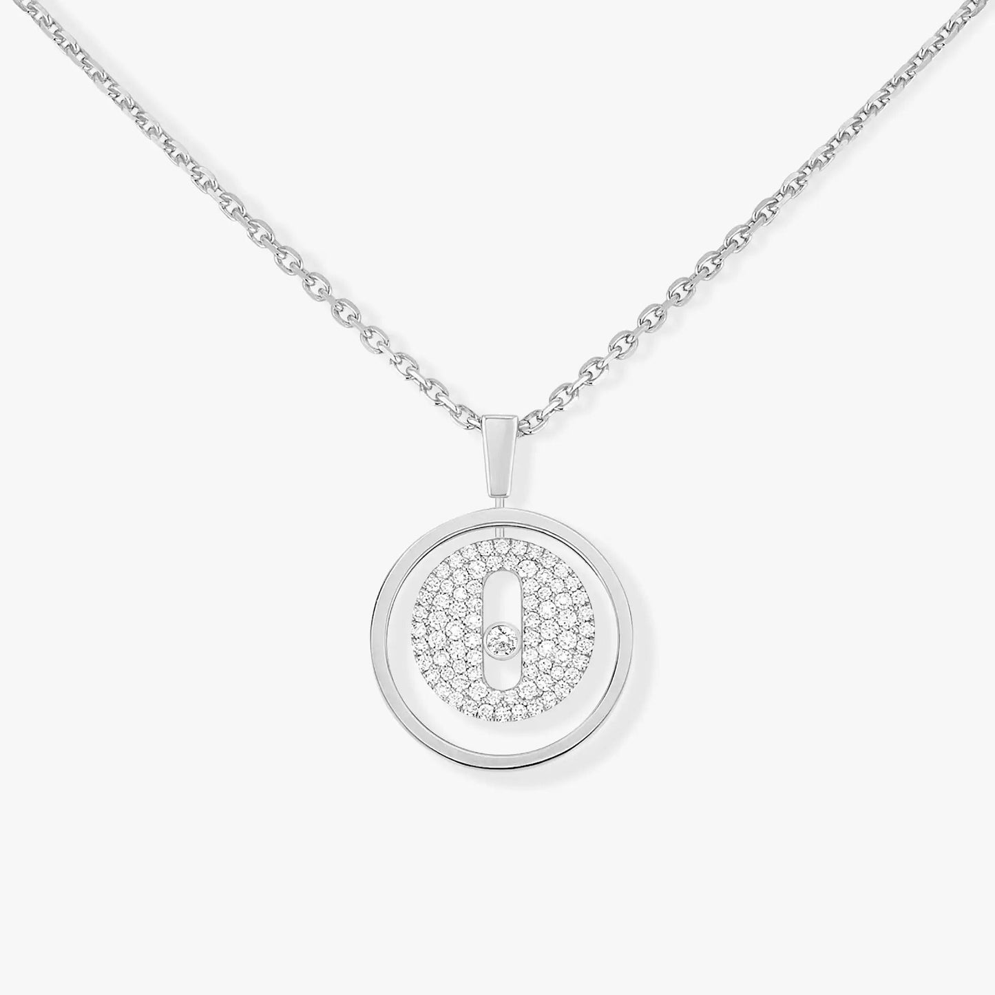 [Amore]LUCKY MOVER PM PAVED NECKLACE