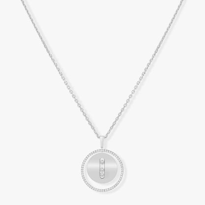 [Amore]LUCKY MOVE MM SILVER DIAMOND NECKLACE