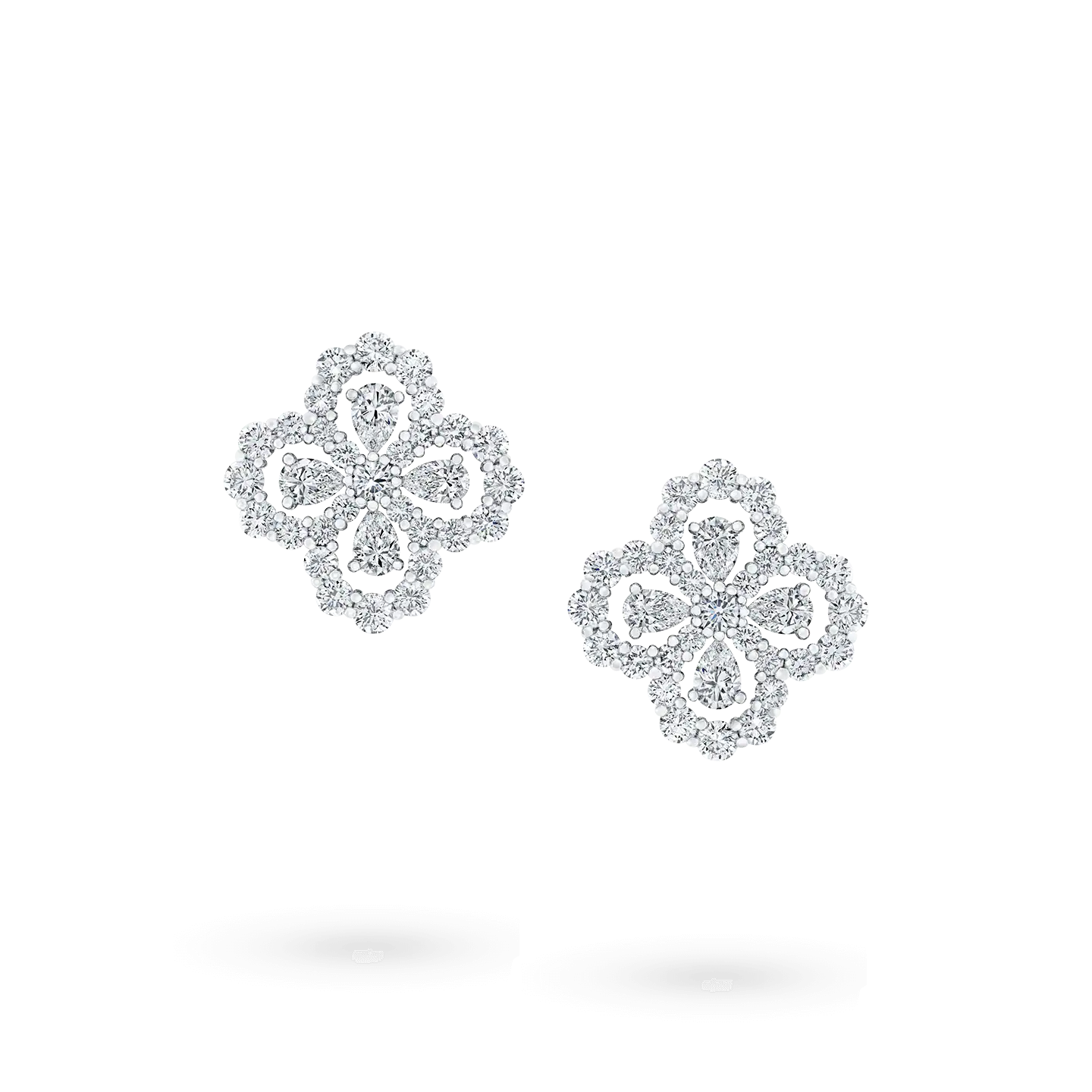 [Amore]LOOP EARRINGS FULL MOTIF DIAMOND 16MM